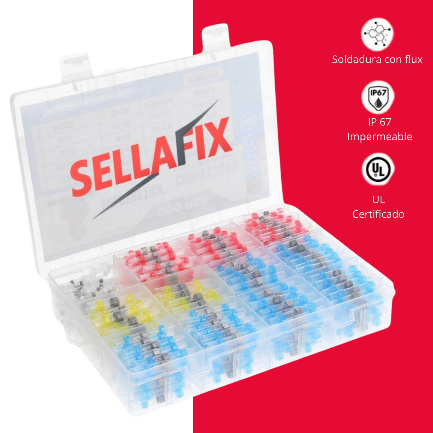 El conector de los profesionales pruebalo por 50 centimos  la unidad, pack de 50 unidades